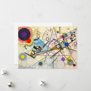 Composition 8 by After Wassily Kandinsky Holiday Card