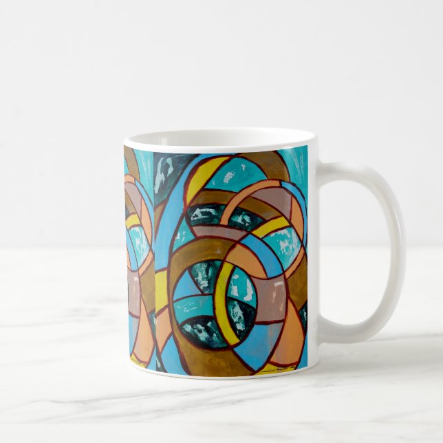 Composition #8 by Michael Moffa Coffee Mug (Right)