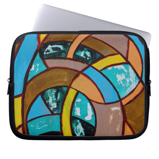 Composition #8 by Michael Moffa Laptop Sleeve (Front)