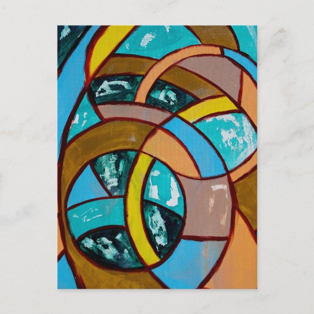 Composition #8 by Michael Moffa Postcard (Front)