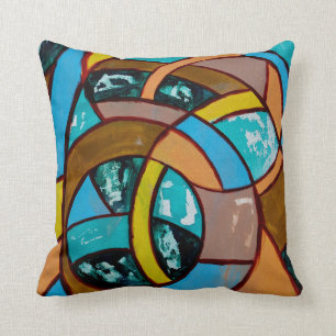 Composition #8 by Michael Moffa Throw Pillow
