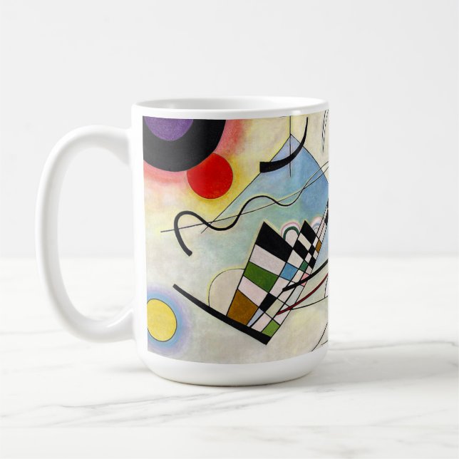 Composition 8 Wassily Kandinsky Coffee Mug (Left)