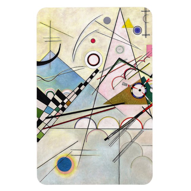Composition 8 Wassily Kandinsky Magnet (Vertical)