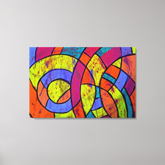 Composition #9 by Michael Moffa Canvas Print (Front)