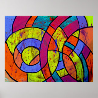 Composition #9 by Michael Moffa Poster