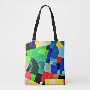 Composition, abstract art by Otto Freundlich Tote Bag