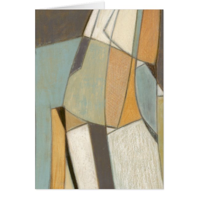 Composition Abstraite avec des couleurs bouchées (Devant)