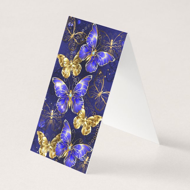 Composition avec papillons Sapphire (Back)