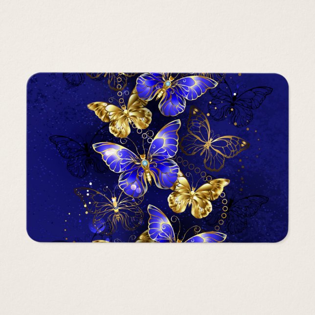 Composition avec papillons Sapphire (Devant)