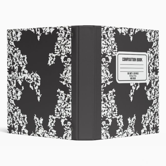 Composition Book (Black) Binder (Background)
