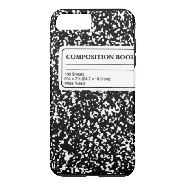 Composition Book Case-Mate iPhone Case (Back)