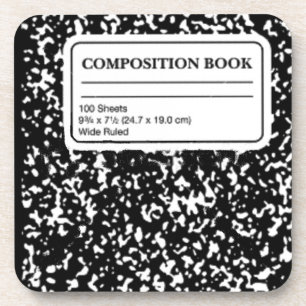 Composition Book Coaster