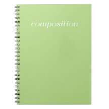 Composition Book - Green