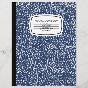 composition book letterhead