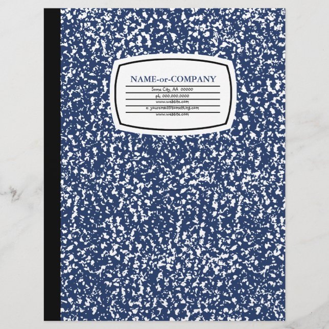 composition book letterhead (Front)