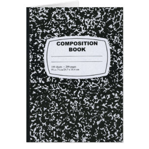 Composition Book Student Teacher