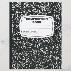 Composition Book Student Teacher