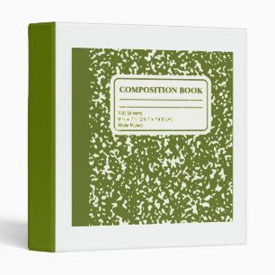 Composition Book/Student-Teacher Binder