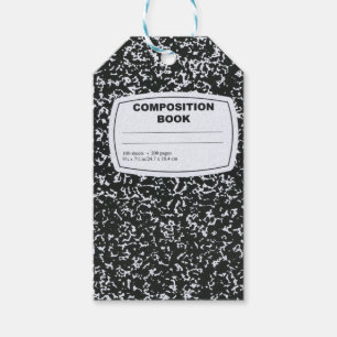 Composition Book Student Teacher Gift Tags