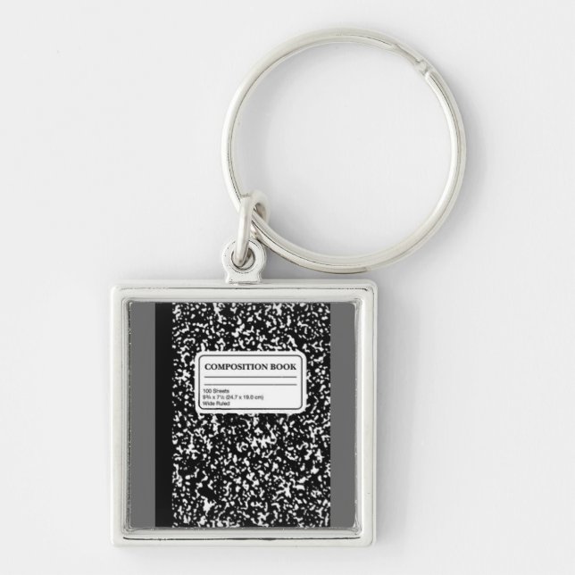 Composition Book/Student-Teacher Keychain (Front)