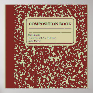 Composition Book/Student-Teacher Poster