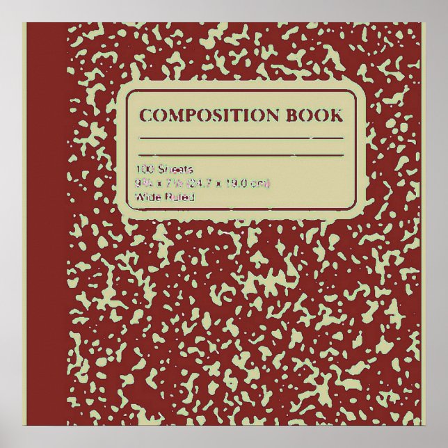 Composition Book/Student-Teacher Poster (Front)