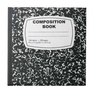 Composition Book Student Teacher Tile