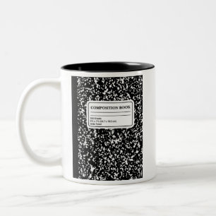 Composition Book/Student-Teacher Two-Tone Coffee Mug
