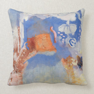 Composition, c.1900 (oil on canvas) throw pillow