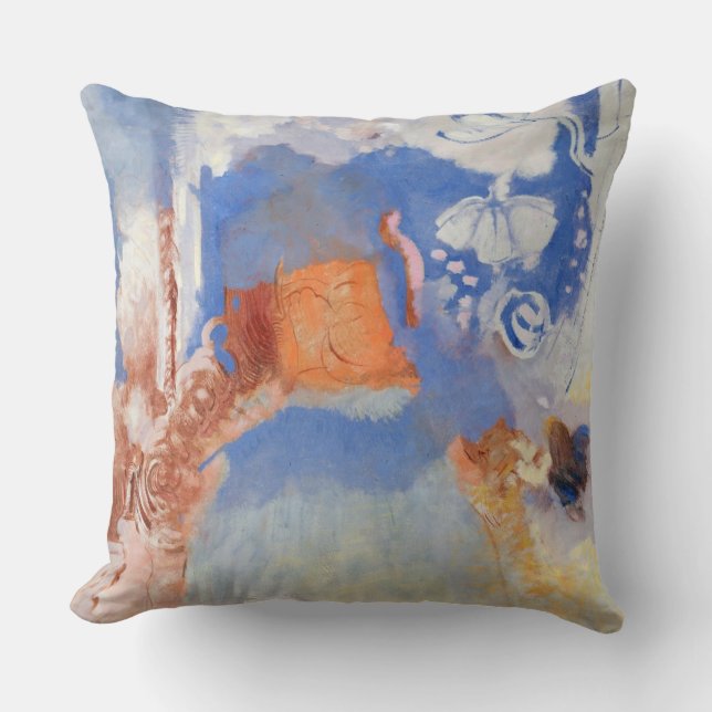 Composition, c.1900 (oil on canvas) throw pillow (Front)