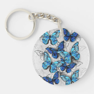 Composition des White and Blue Butterflies