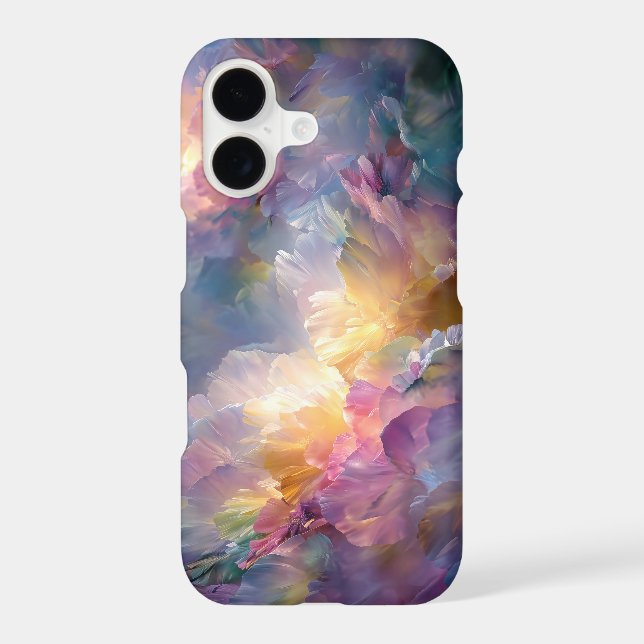 Composition florale pastel abstraite lumineuse (Verso)