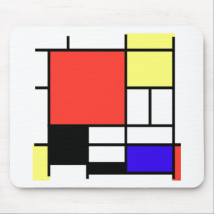 Composition , Mondriaan Mouse Pad