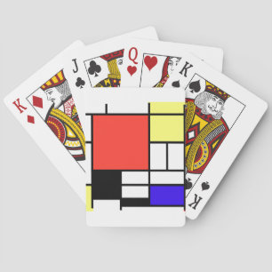 Composition , Mondriaan Playing Cards