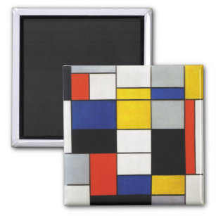 Composition, Mondrian Magnet