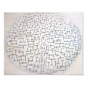 Composition No. 10, Pier and Ocean Mondriaan Photo Print