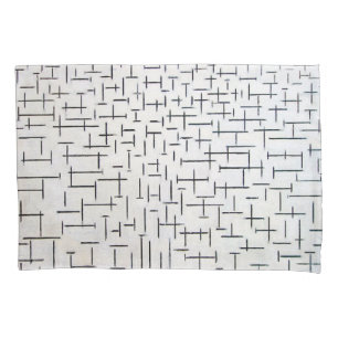 Composition No. 10, Pier and Ocean   Mondriaan   Pillowcase