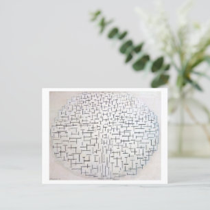 Composition No. 10, Pier and Ocean   Mondriaan   Postcard