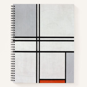 Composition (No. 1) Grey-Red   Piet Mondrian   Notebook