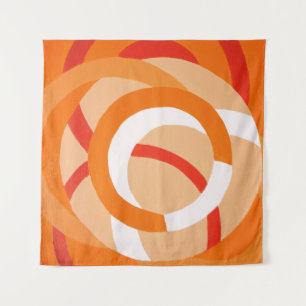 Composition No. 43 - Orange Monochrome Tapestry