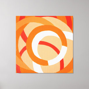 Composition No. 43 Square Canvas Print