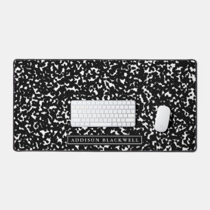 Composition Notebook Desk Mat with Custom Name