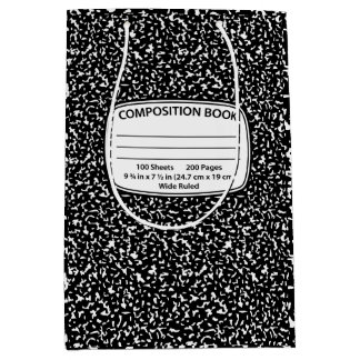 Composition Notebook Gift Bag