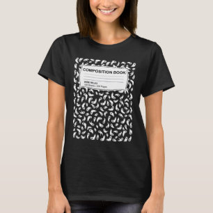 Composition Notebook Halloween Costume Men Women  T-Shirt
