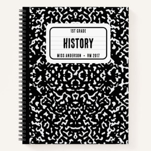 Composition Notebook Student School Teacher Black