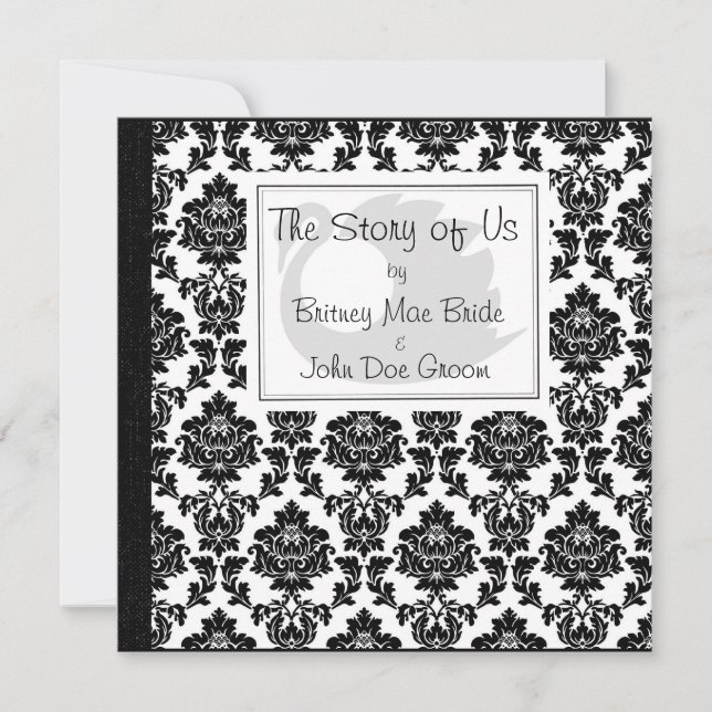 Composition Notebook Wedding Invitations (Front)