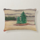 Composition of Greys, Yellows, and Browns Pillow