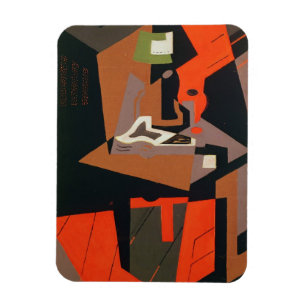 Composition (oil on canvas) magnet