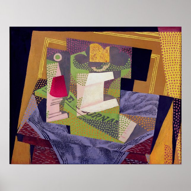 Composition on a Table, 1916 Poster (Front)