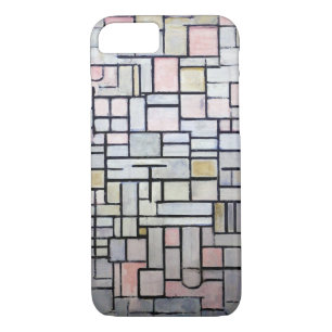 Composition Pink and Grey, Mondrian Case-Mate iPhone Case
